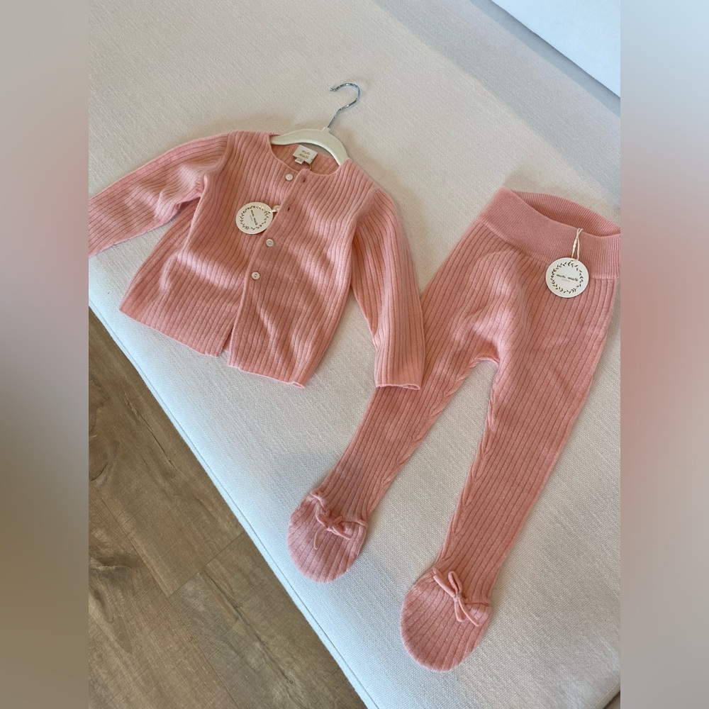 Baby cashmere two piece set